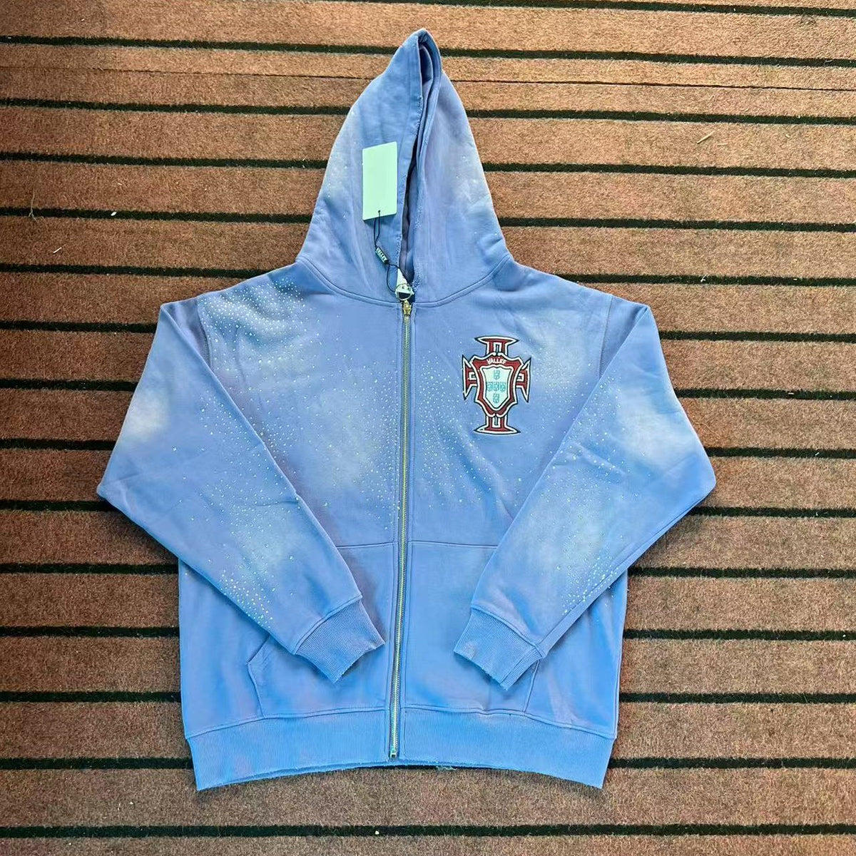 VALLEY Dreams Rhinestone Zip Hoodie