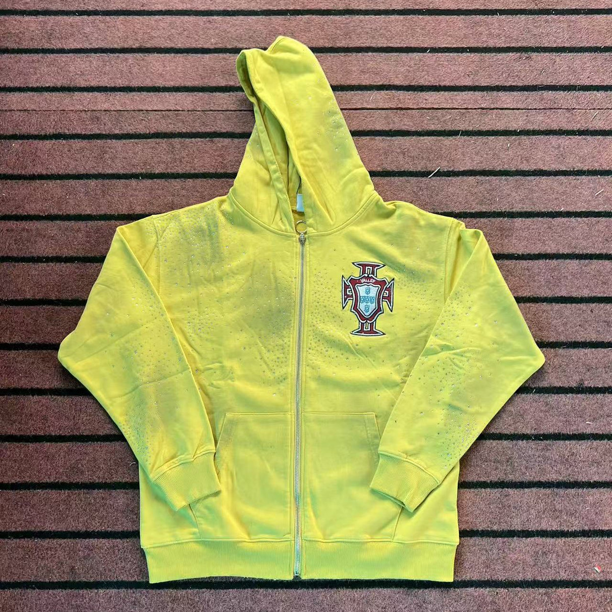 VALLEY Dreams Rhinestone Zip Hoodie