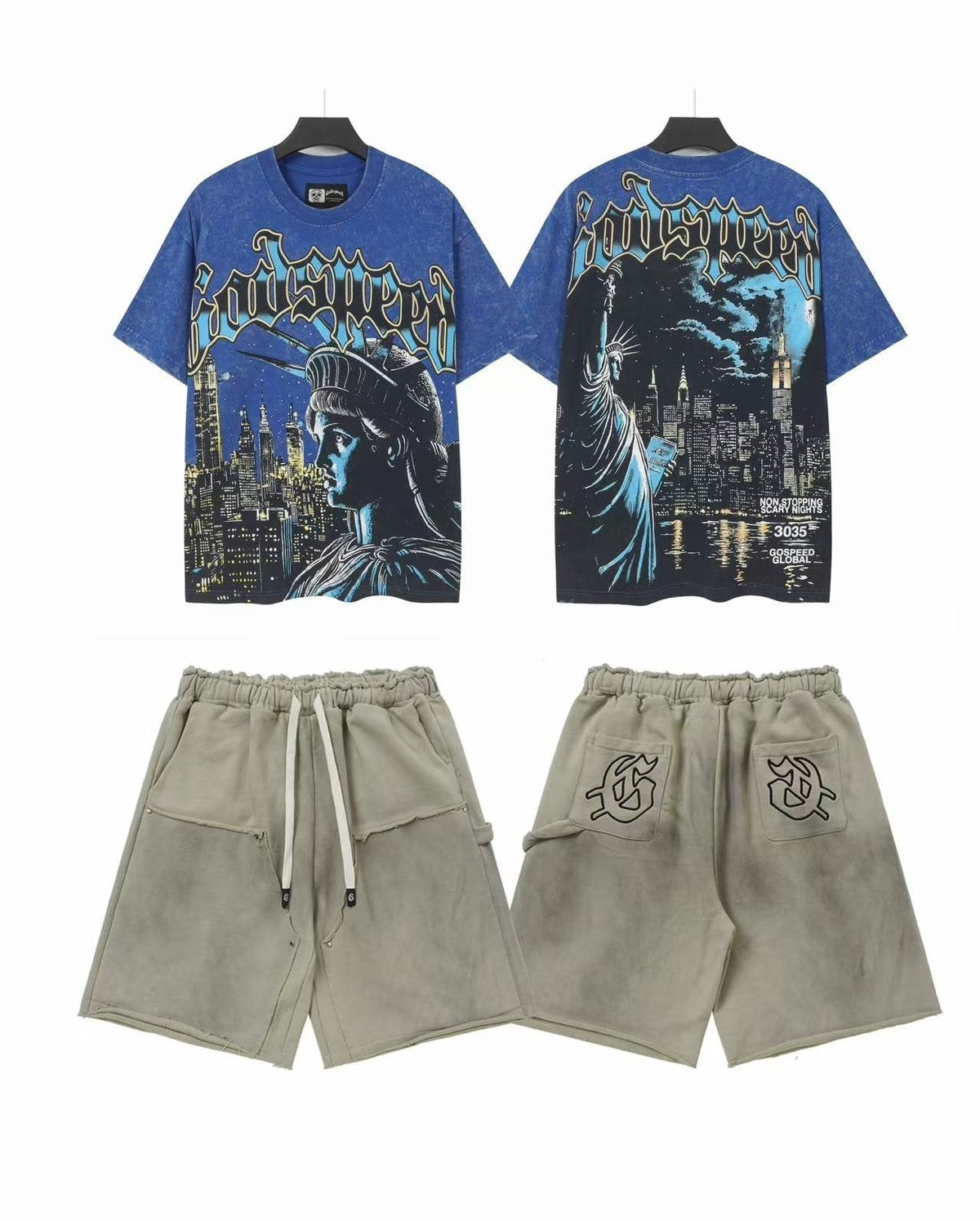 Godspeed City Statue Short-Sleeve Set