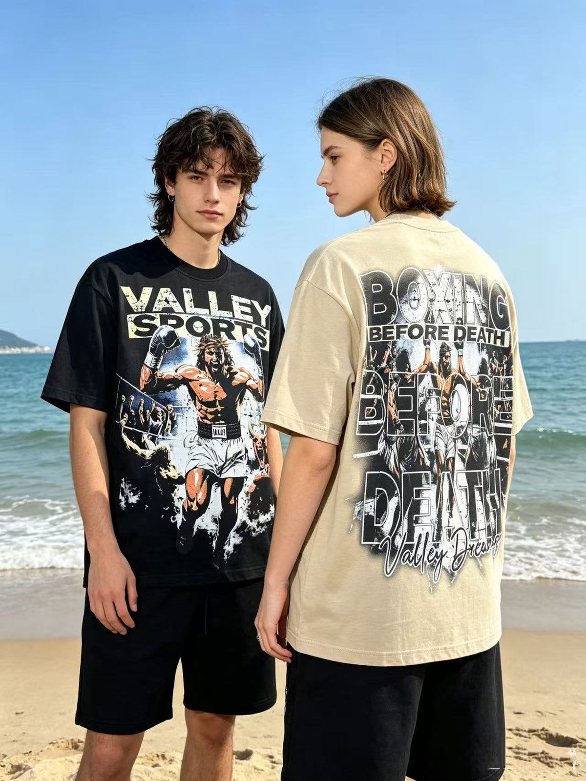 VALLEY Boxing Before Death Graphic T-Shirt