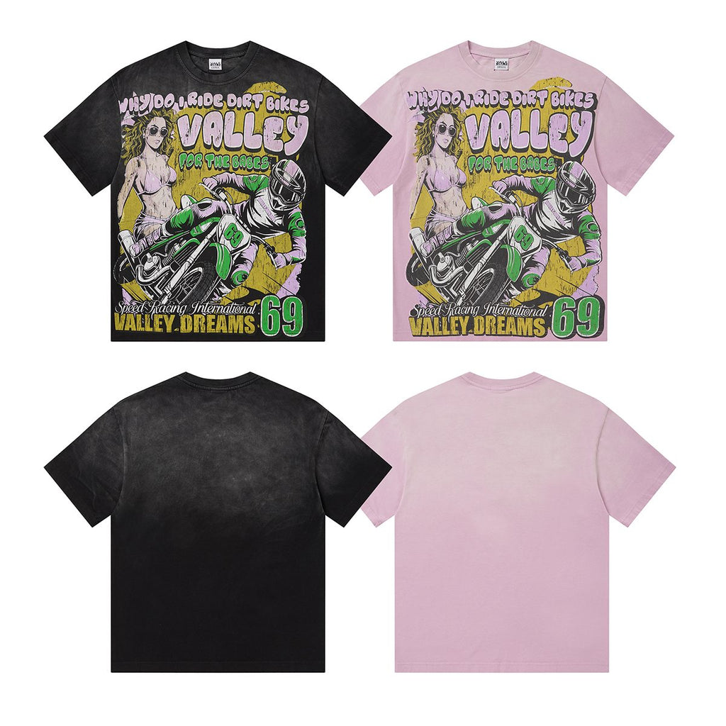VALLEY Dirt Bike Racing Graphic T-Shirt