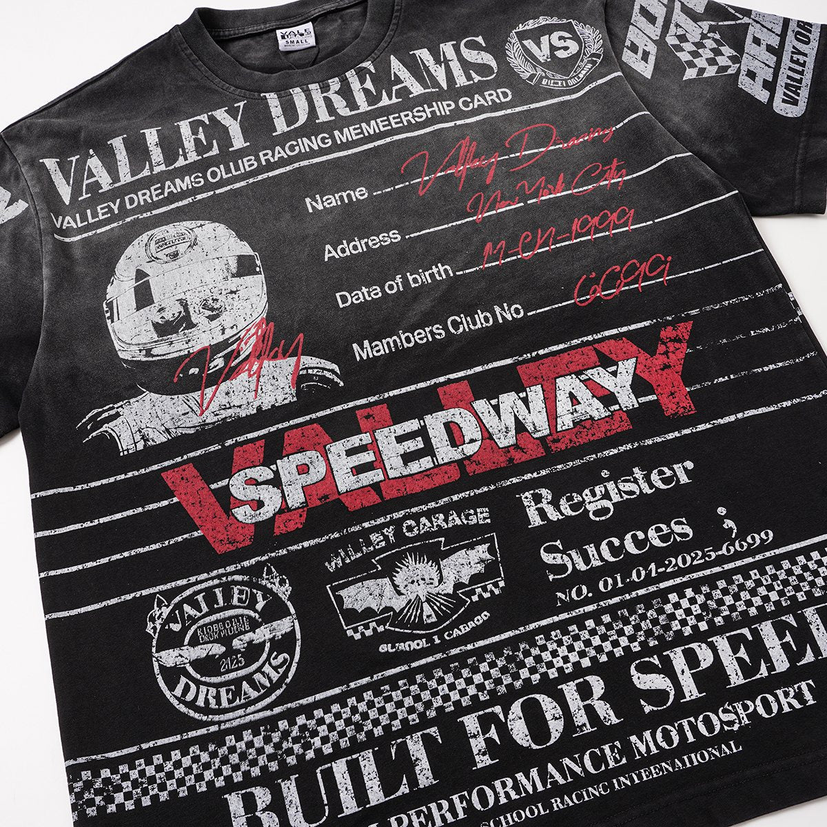 VALLEY Speedway Racing Graphic T-Shirt