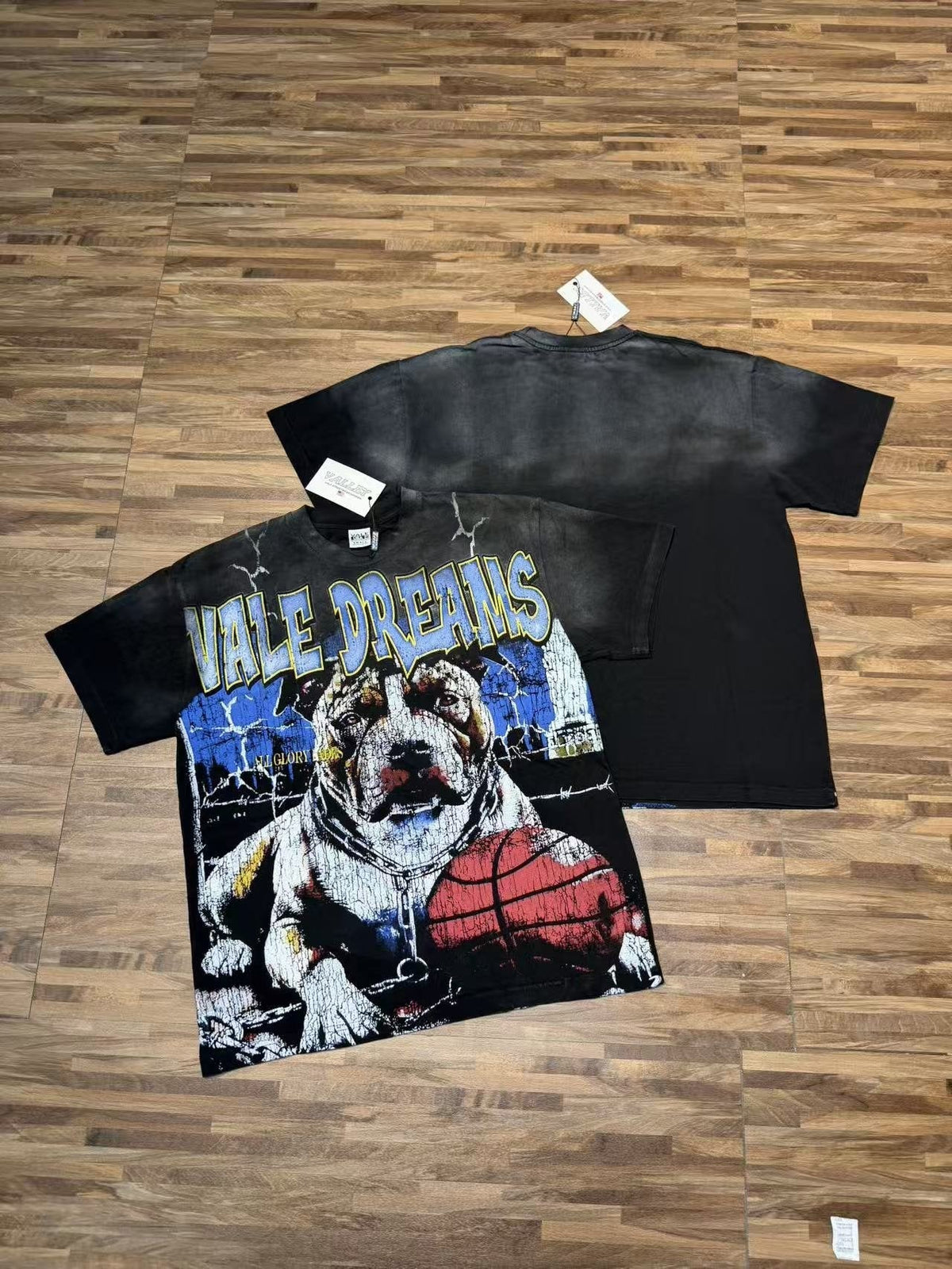 VALLEY Dog Basketball Graphic T-Shirt