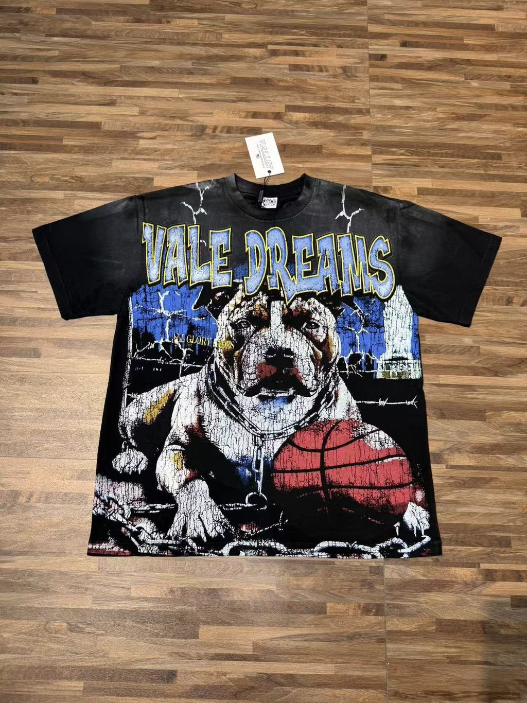 VALLEY Dog Basketball Graphic T-Shirt
