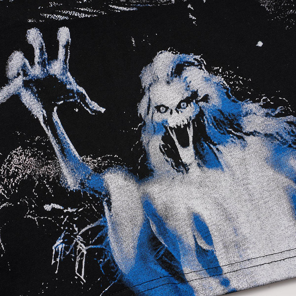 VALE USA Haunted House Ghost Graphic T-Shirt