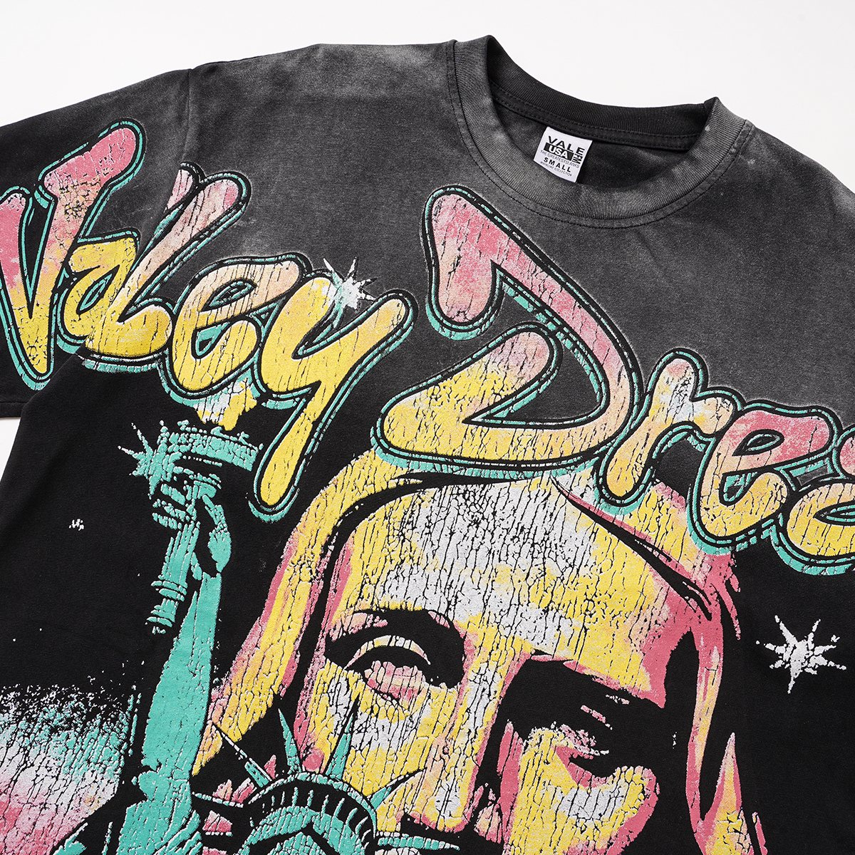 VALLEY Statue Portrait Graphic T-Shirt