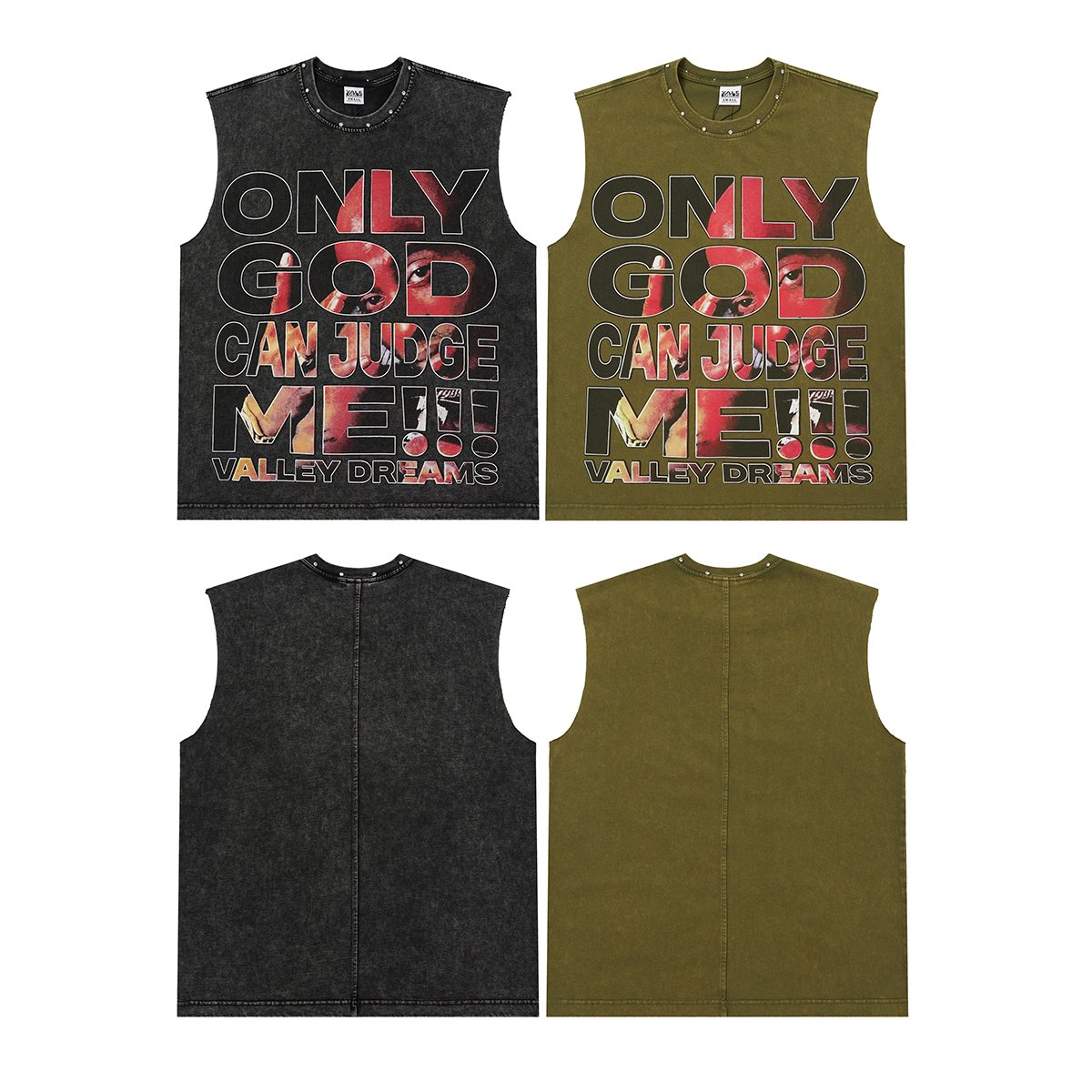 VALLEY Only God Can Judge Me Sleeveless T-Shirt