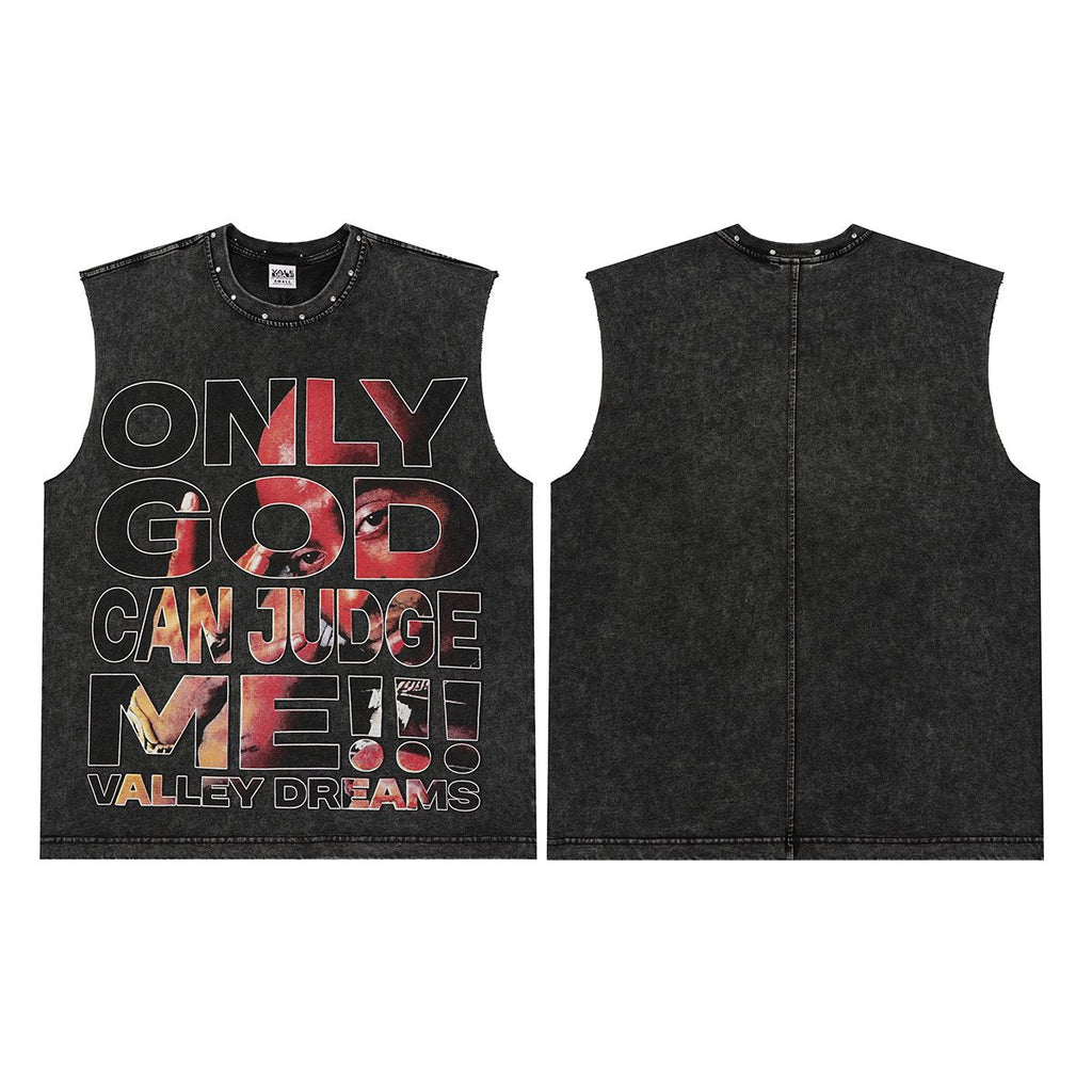 VALLEY Only God Can Judge Me Sleeveless T-Shirt