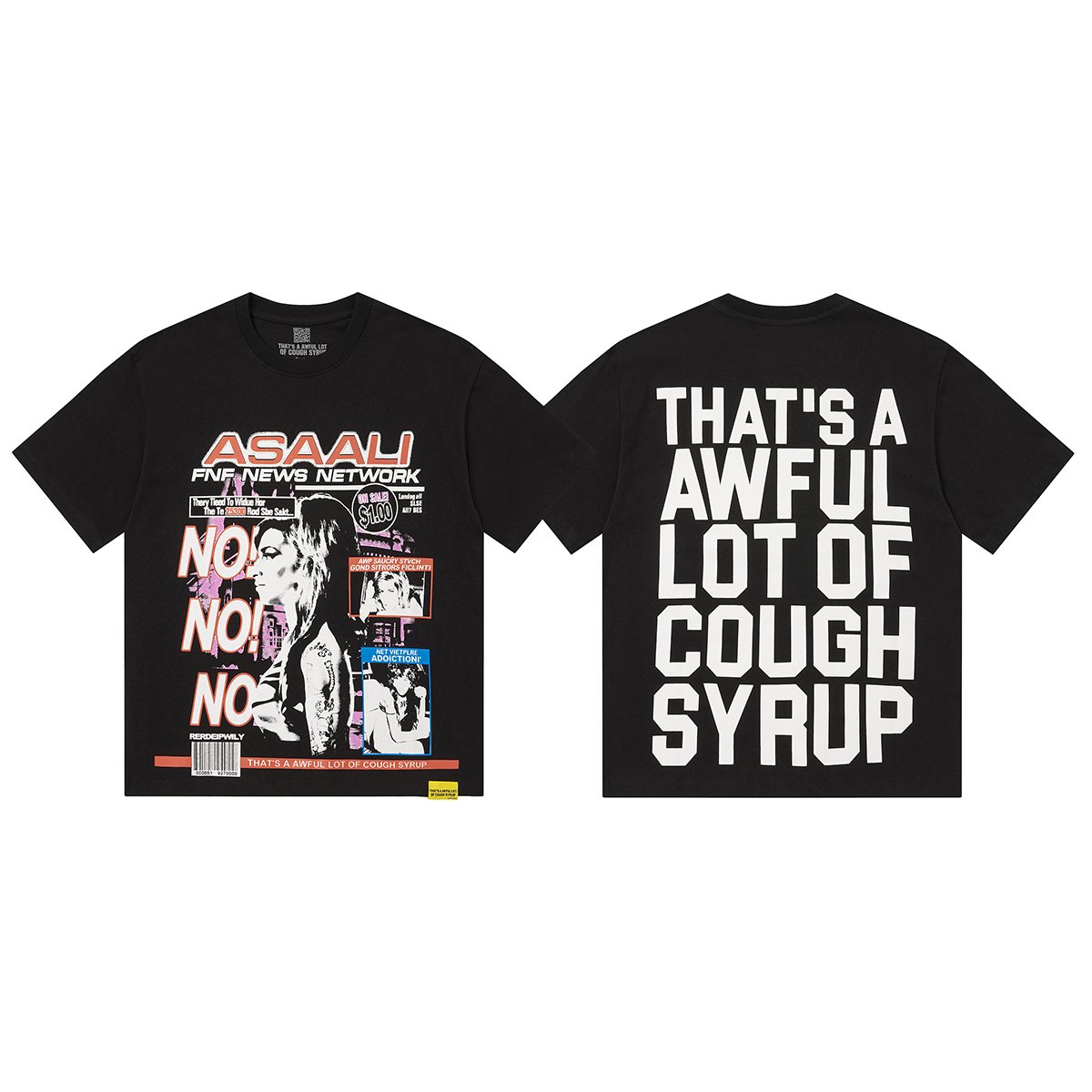 THAT'S A AWFUL LOT OF COUGH SYRUP News Network Graphic T-Shirt