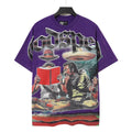 Godspeed Washed Purple Front Graphic Short-Sleeve T-Shirt