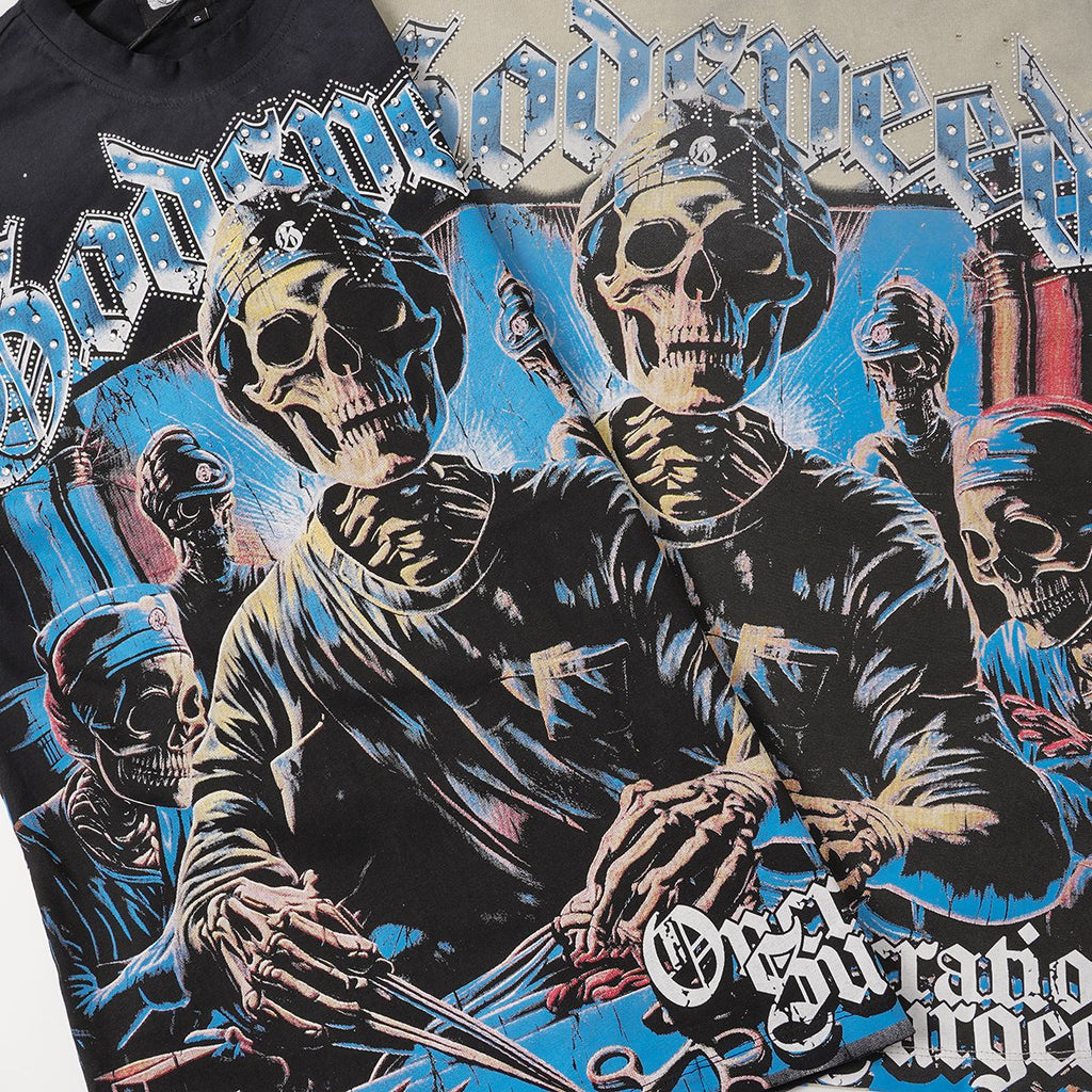 Godspeed Operational Surgeon Distressed Graphic T-Shirt