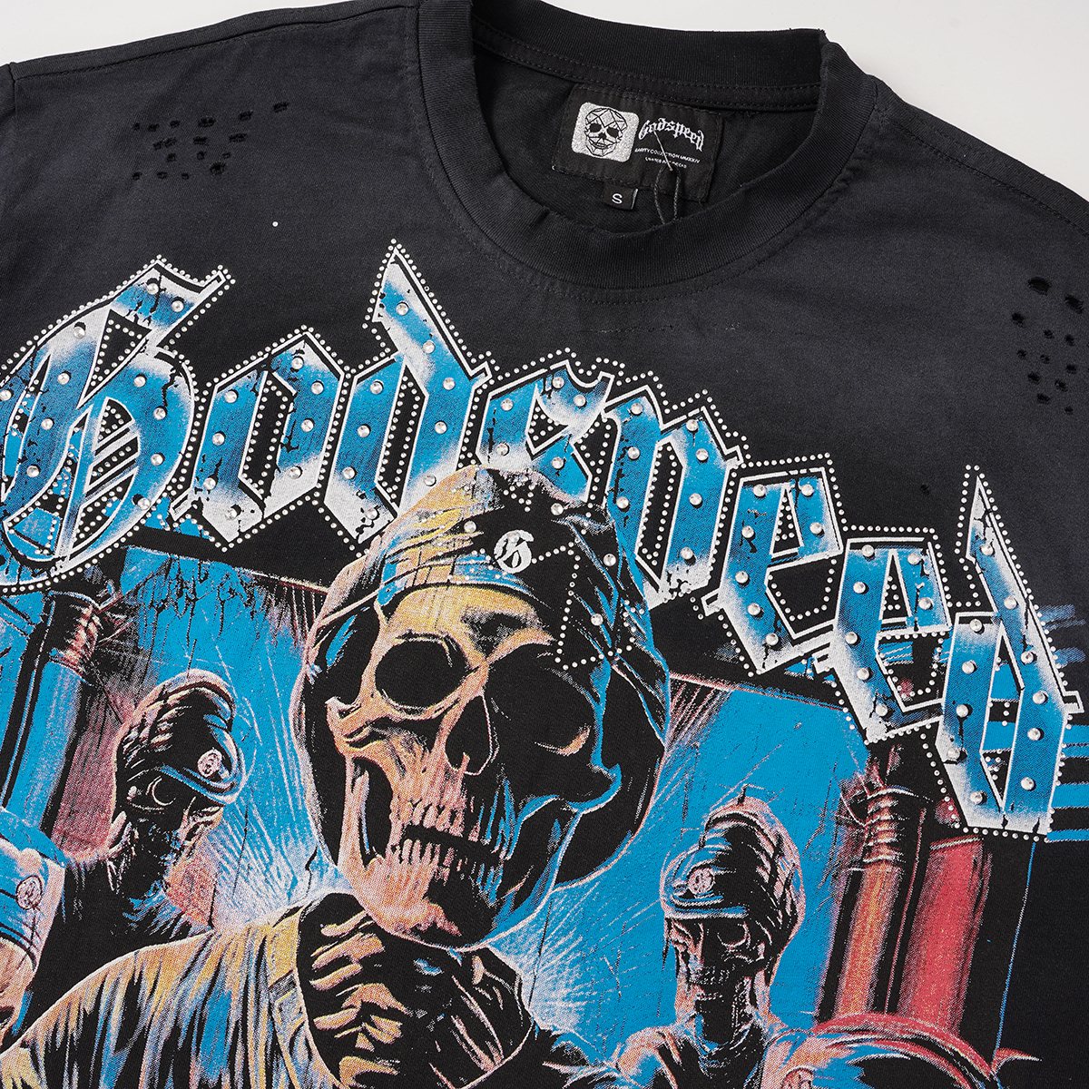 Godspeed Operational Surgeon Distressed Graphic T-Shirt