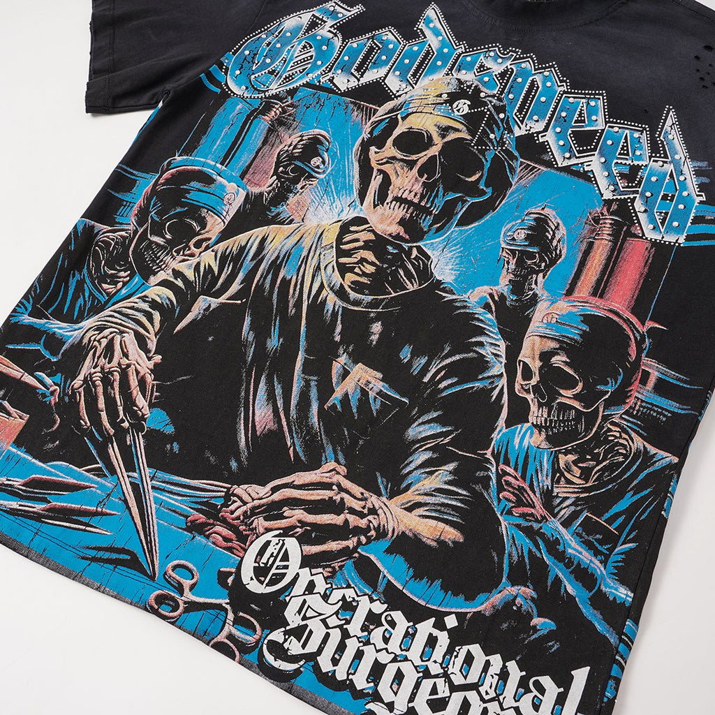 Godspeed Operational Surgeon Distressed Graphic T-Shirt