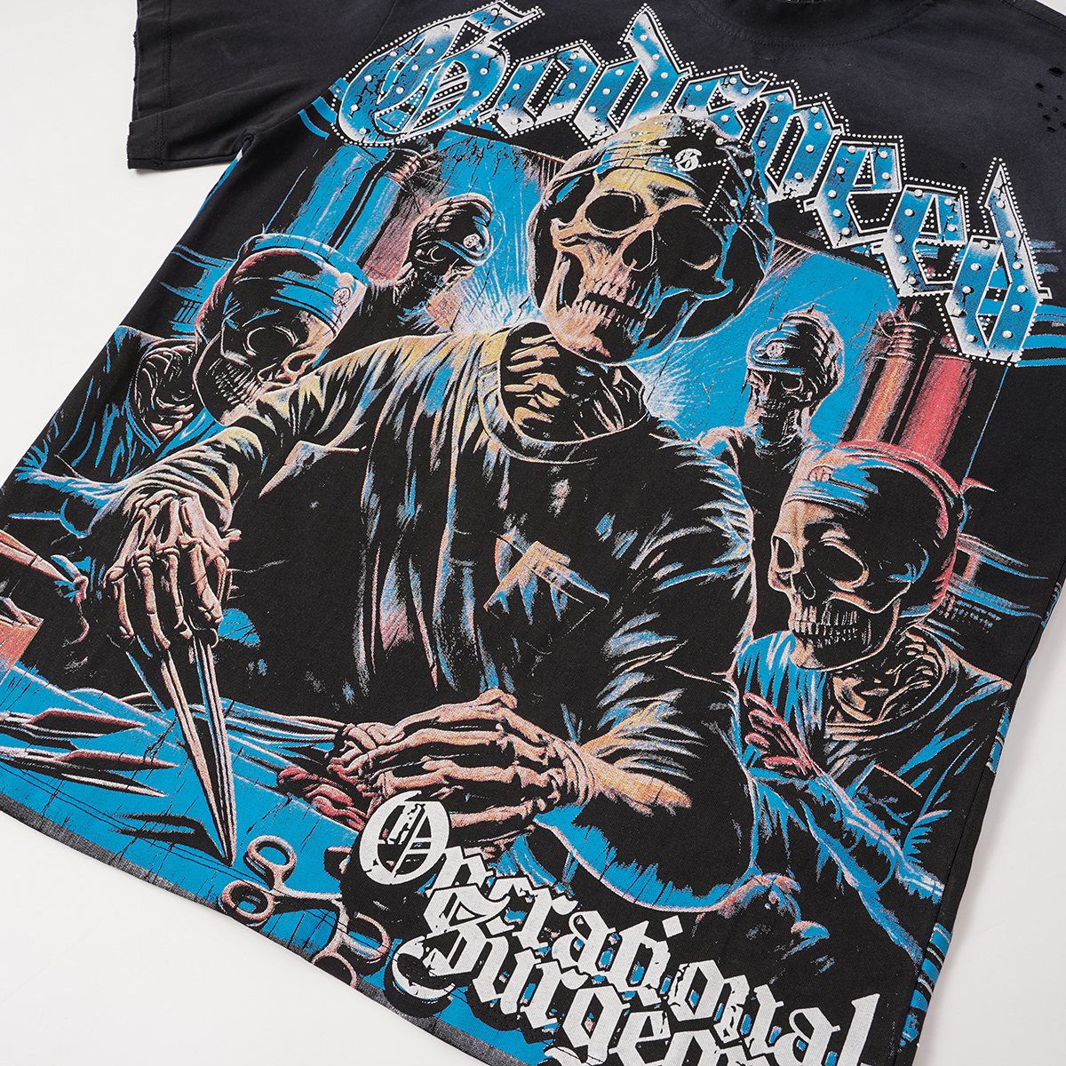 Godspeed Operational Surgeon Distressed Graphic T-Shirt