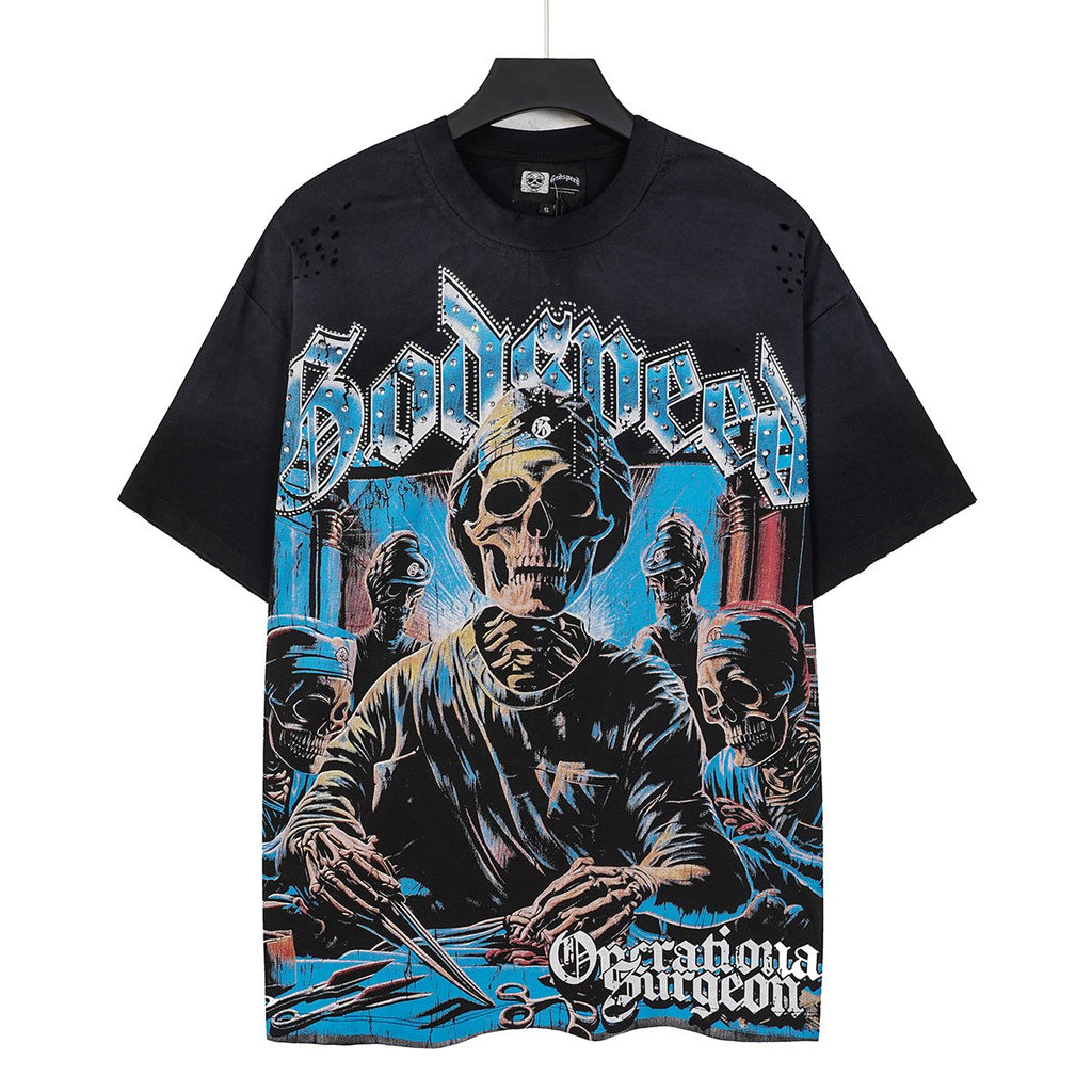 Godspeed Operational Surgeon Distressed Graphic T-Shirt