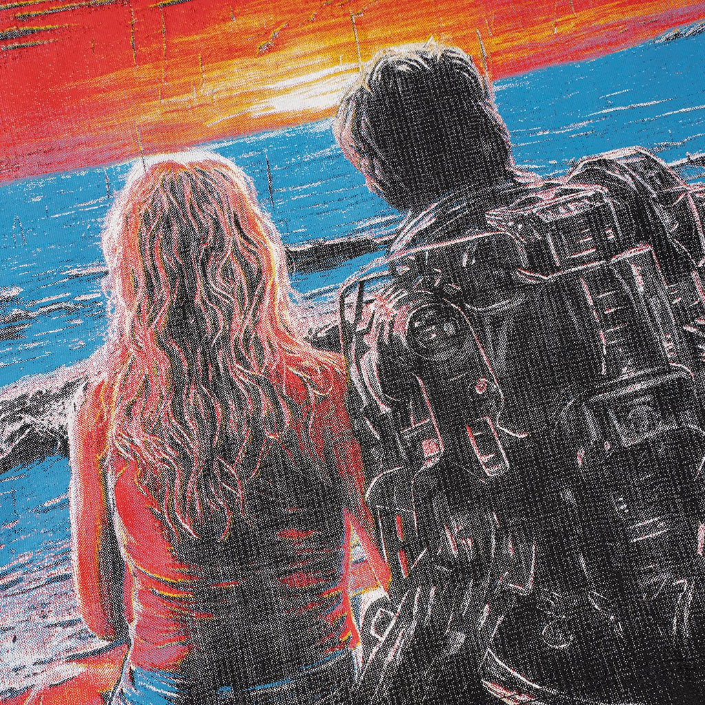 Godspeed Sunset Couple Distressed Graphic T-Shirt