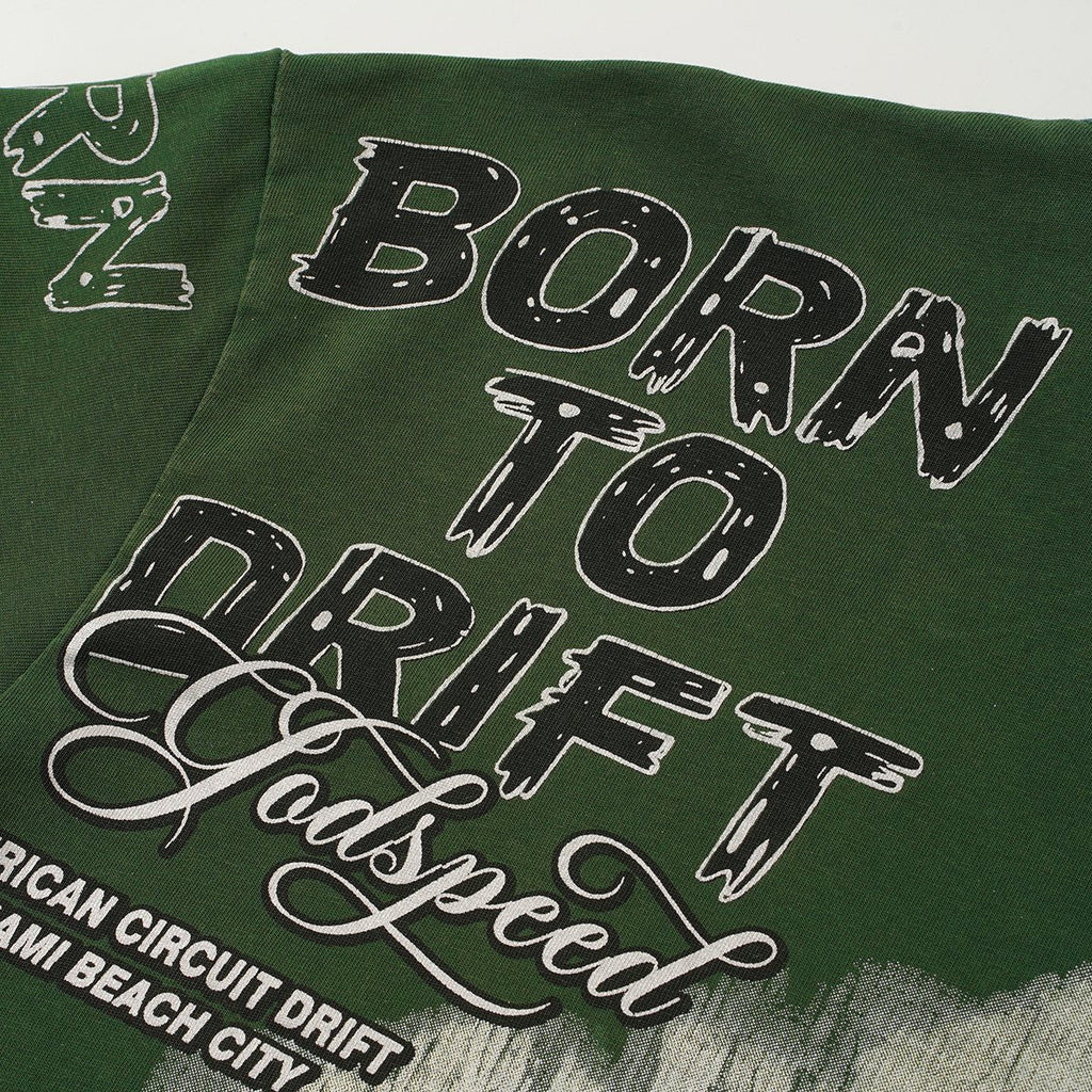 Godspeed Born to Drift Racing Graphic T-Shirt