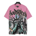 Godspeed Statue & Eye Graphic Short-Sleeve T-Shirt