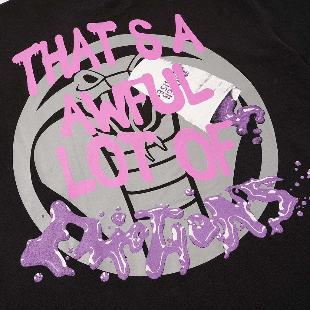 THAT'S A AWFUL LOT OF COUGH SYRUP Skull Graphic T-Shirt