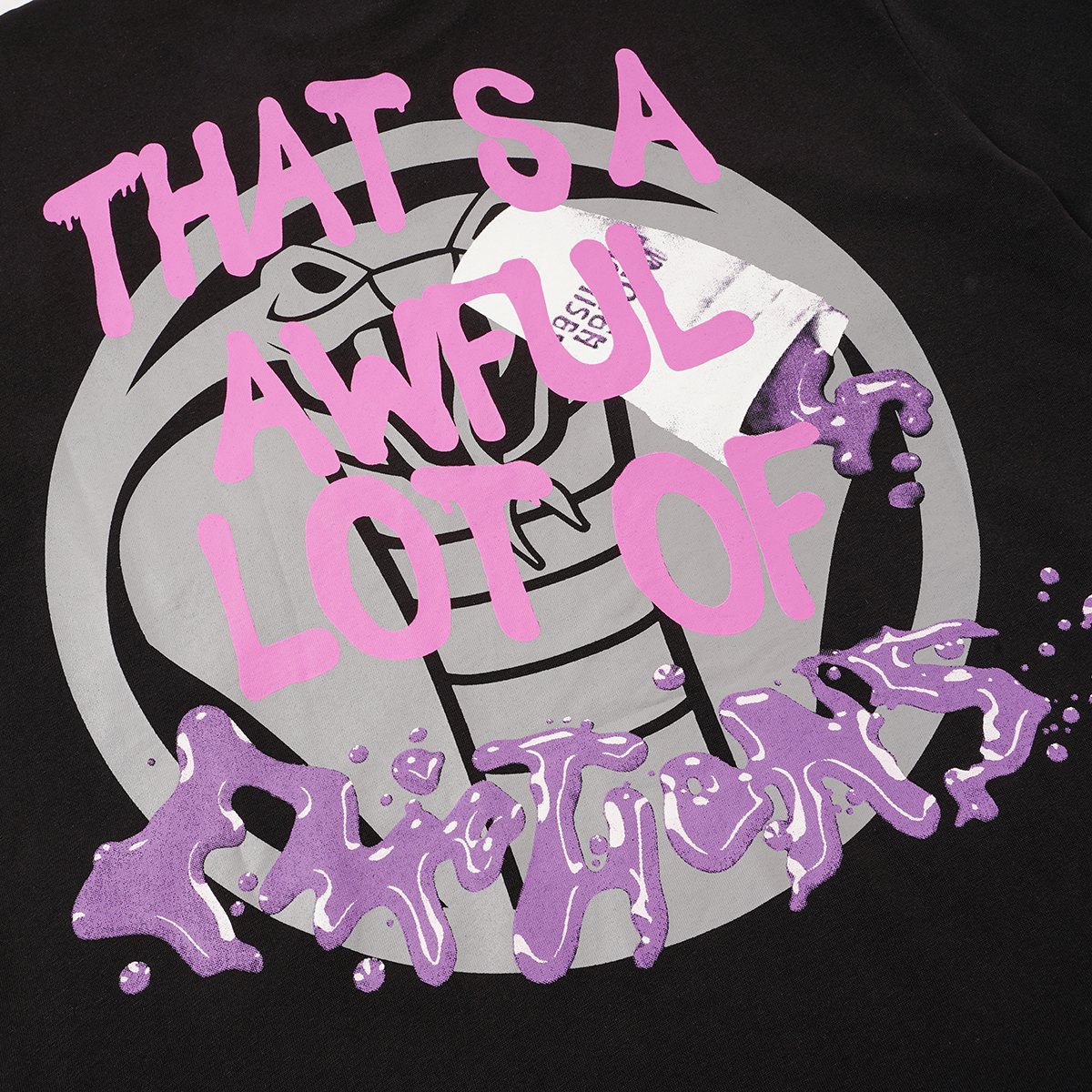 THAT'S A AWFUL LOT OF COUGH SYRUP Skull Graphic T-Shirt