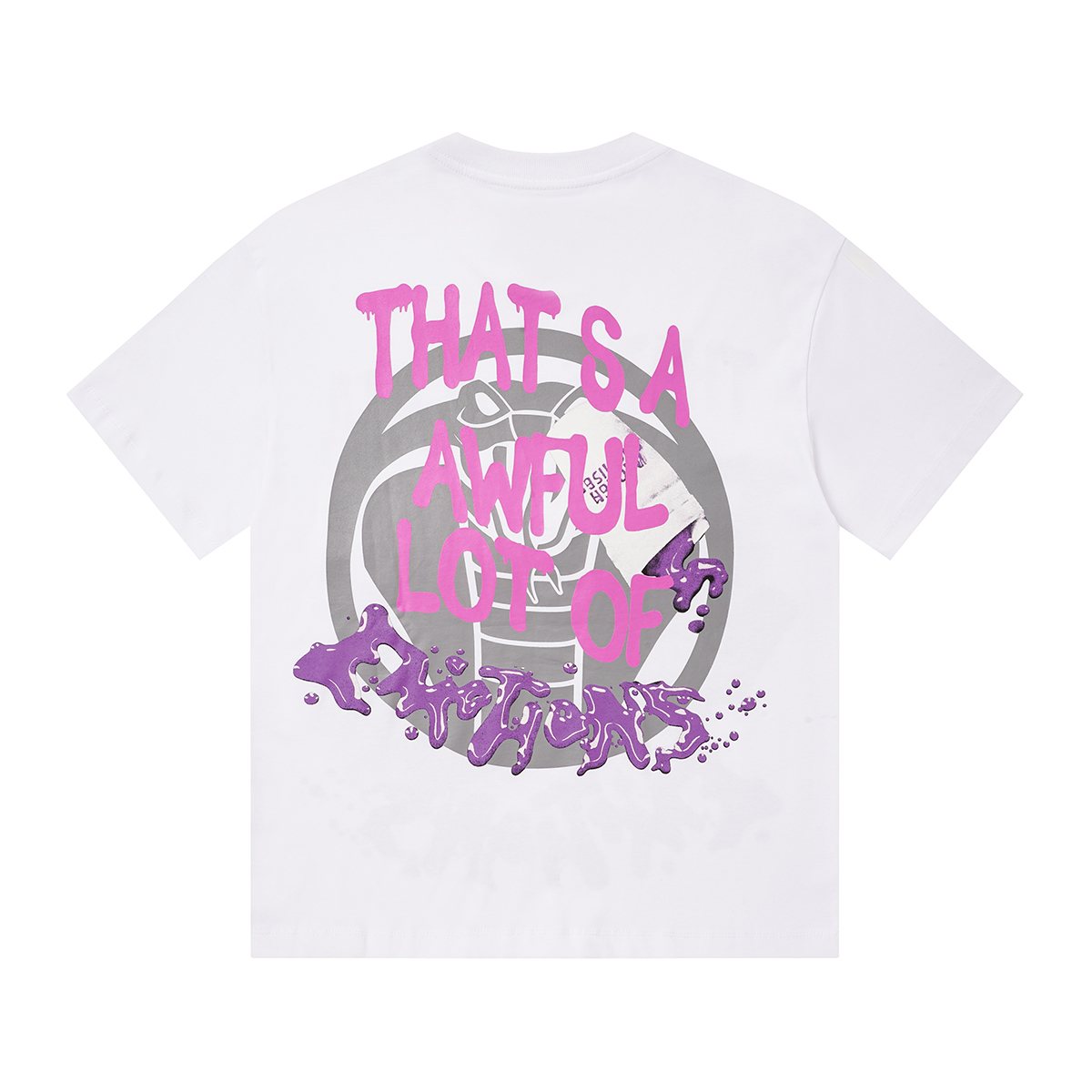 THAT'S A AWFUL LOT OF COUGH SYRUP Skull Graphic T-Shirt