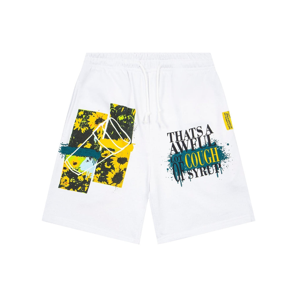 THAT'S A AWFUL LOT OF COUGH SYRUP Graphic Drawstring Shorts