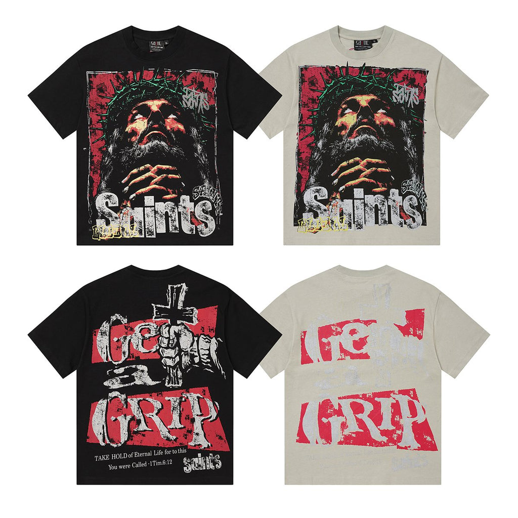 SAINT Portrait Graphic T-Shirt