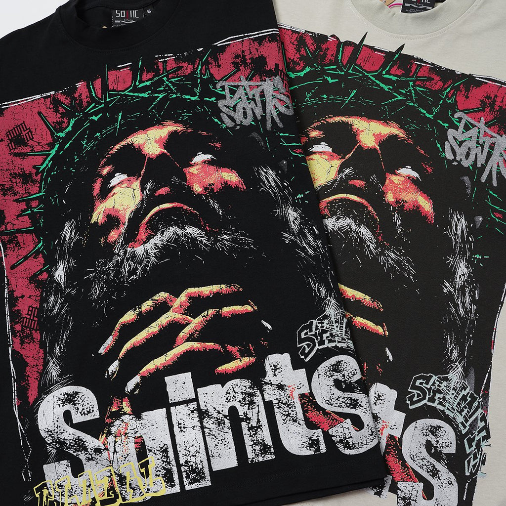 SAINT Portrait Graphic T-Shirt