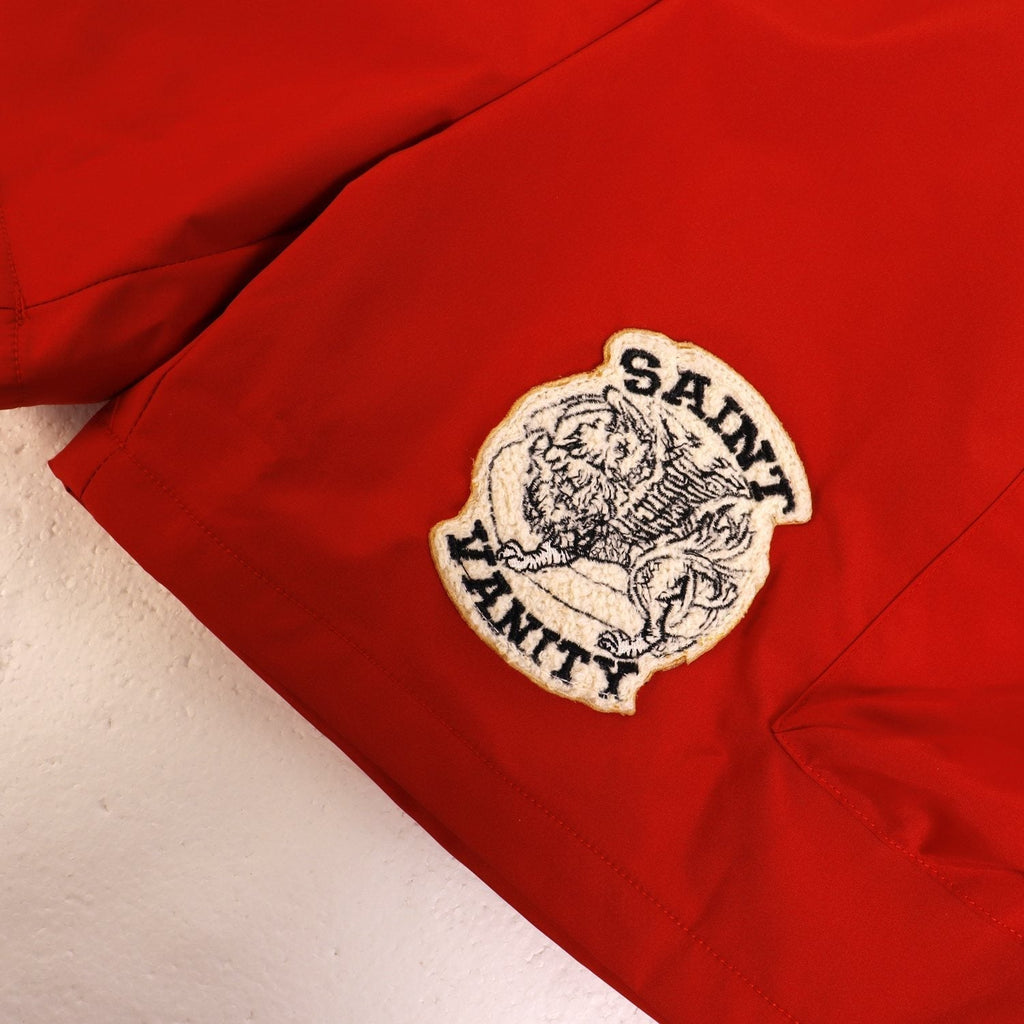 SAINT Vanity Embroidered Snap-Button Cargo Shorts