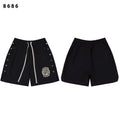 SAINT Vanity Embroidered Patch Shorts