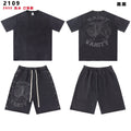 SAINT Vanity Washed Graphic Short-Sleeve Set