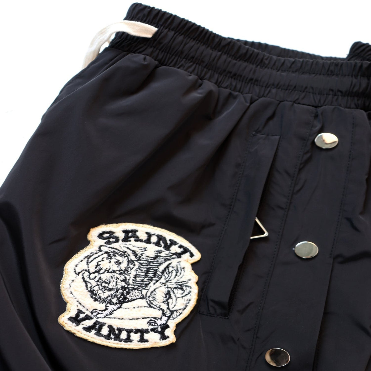 SAINT Vanity Patch Hooded Jacket & Snap-Pant Matching Set