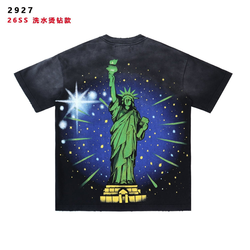 Valley Dreams Statue of Liberty Graphic T-Shirt