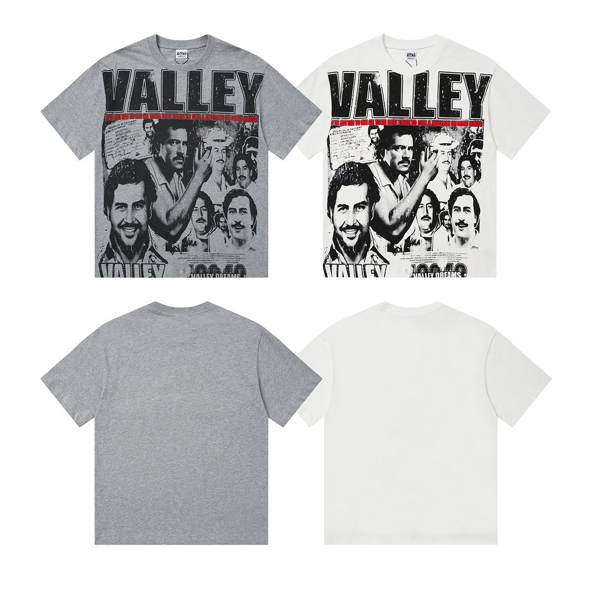 VALLEY Portrait Collage Graphic T-Shirt