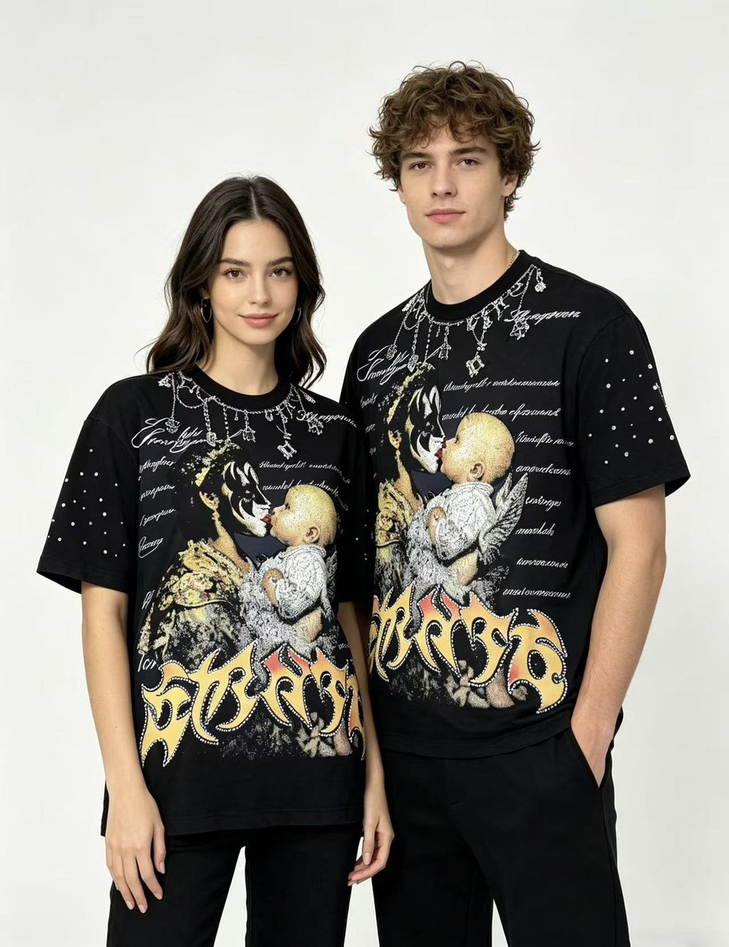 SAINT Washed Rock Graphic Short-Sleeve T-Shirt