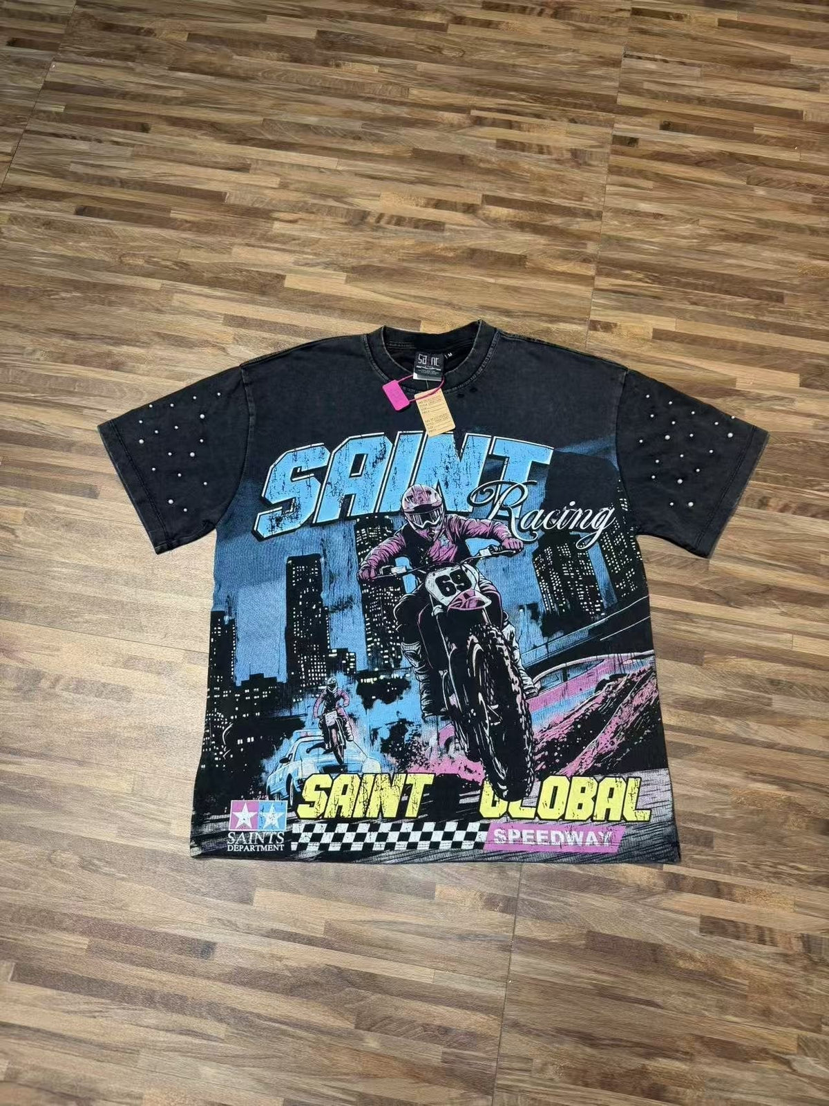SAINT Racing Motorcycle Graphic T-Shirt