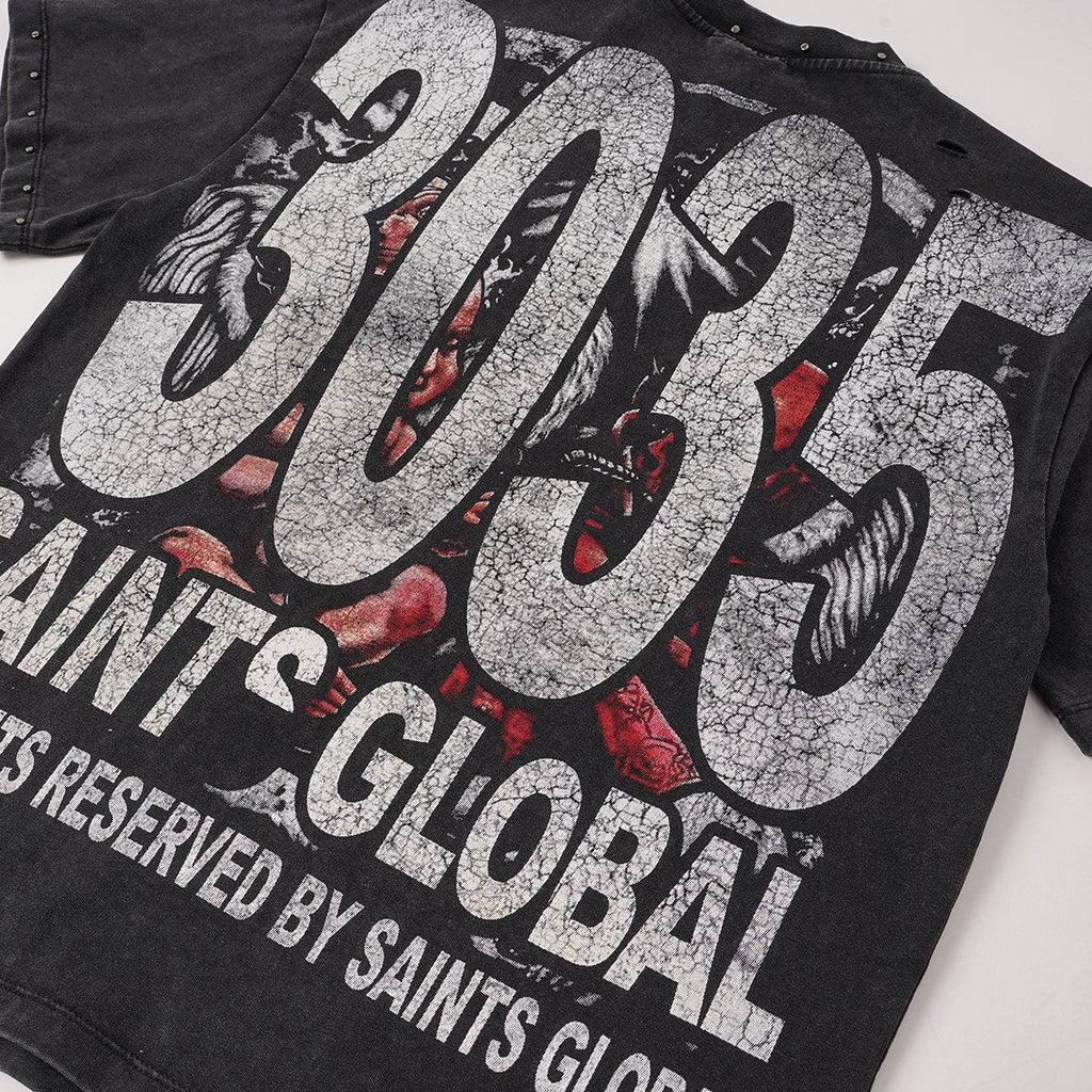 SAINT Angel & Devil 3035 Short-Sleeve Graphic T-Shirt
