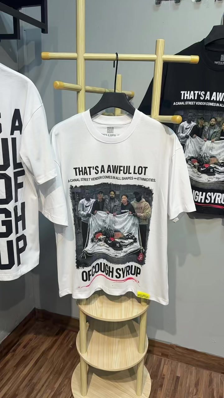 THAT'S A AWFUL LOT OF COUGH SYRUP Photo Graphic Short-Sleeve T-Shirt