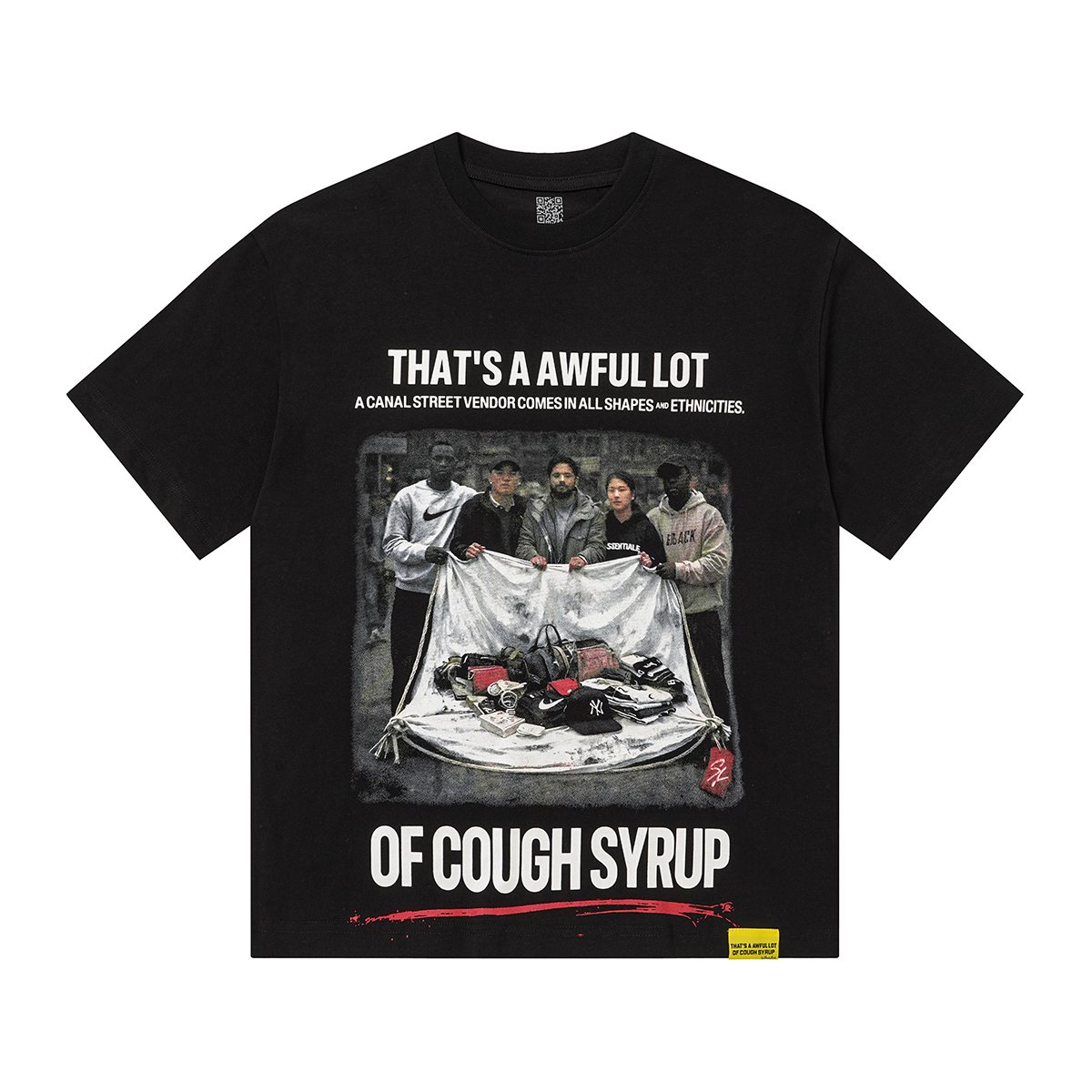 THAT'S A AWFUL LOT OF COUGH SYRUP Photo Graphic Short-Sleeve T-Shirt