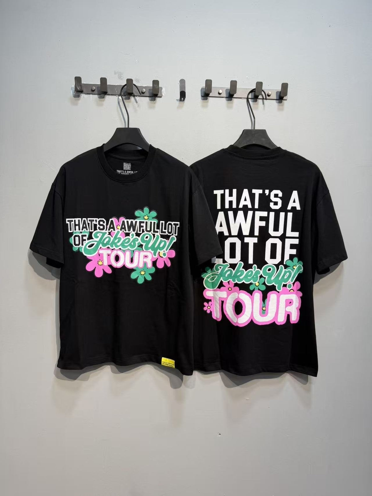 THAT'S A AWFUL LOT OF COUGH SYRUP Floral Tour Graphic T-Shirt