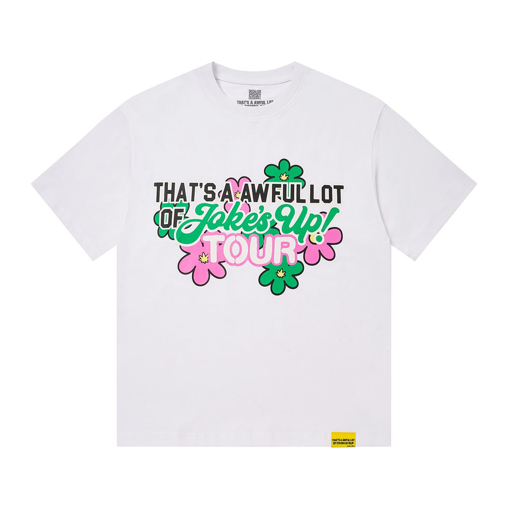 THAT'S A AWFUL LOT OF COUGH SYRUP Floral Tour Graphic T-Shirt