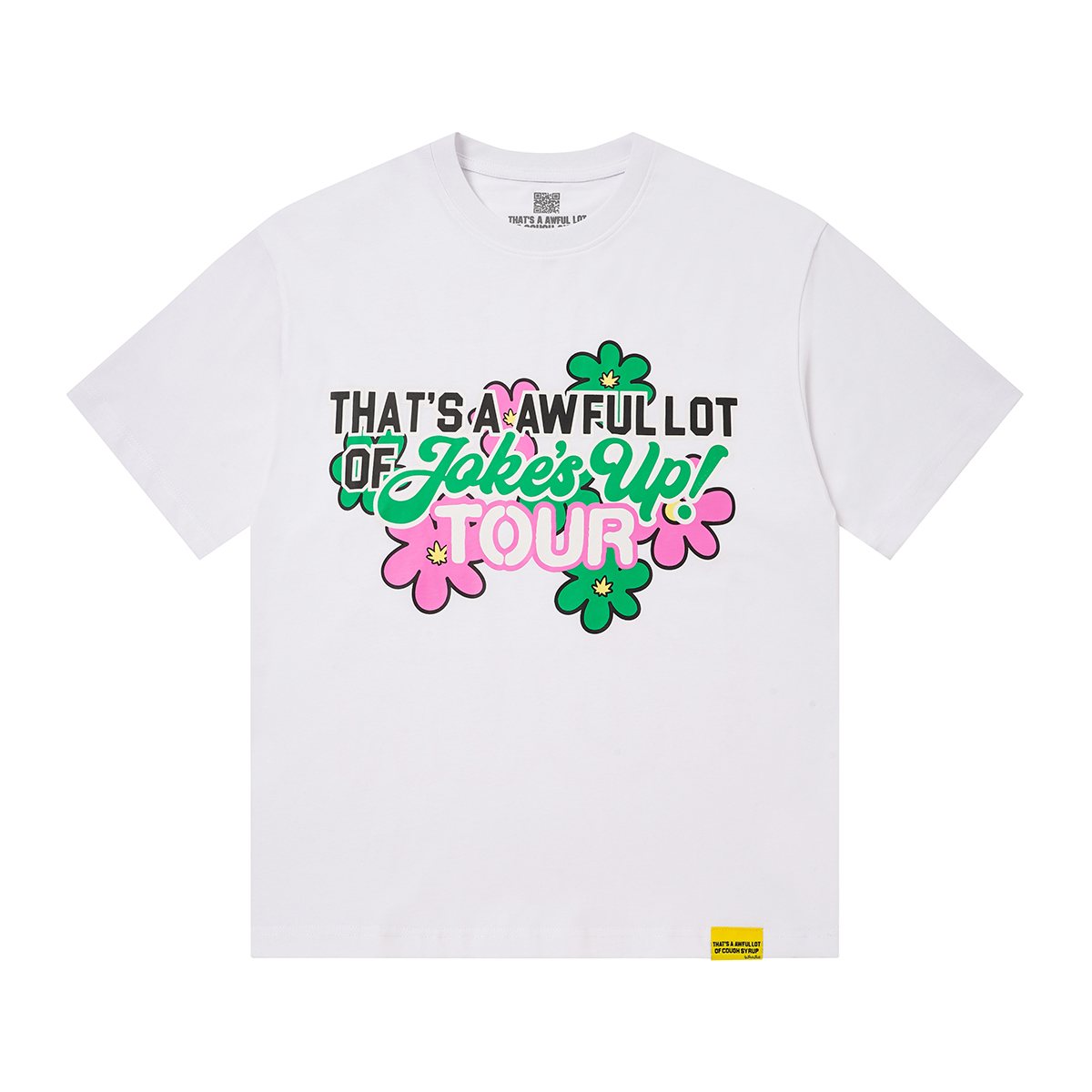THAT'S A AWFUL LOT OF COUGH SYRUP Floral Tour Graphic T-Shirt