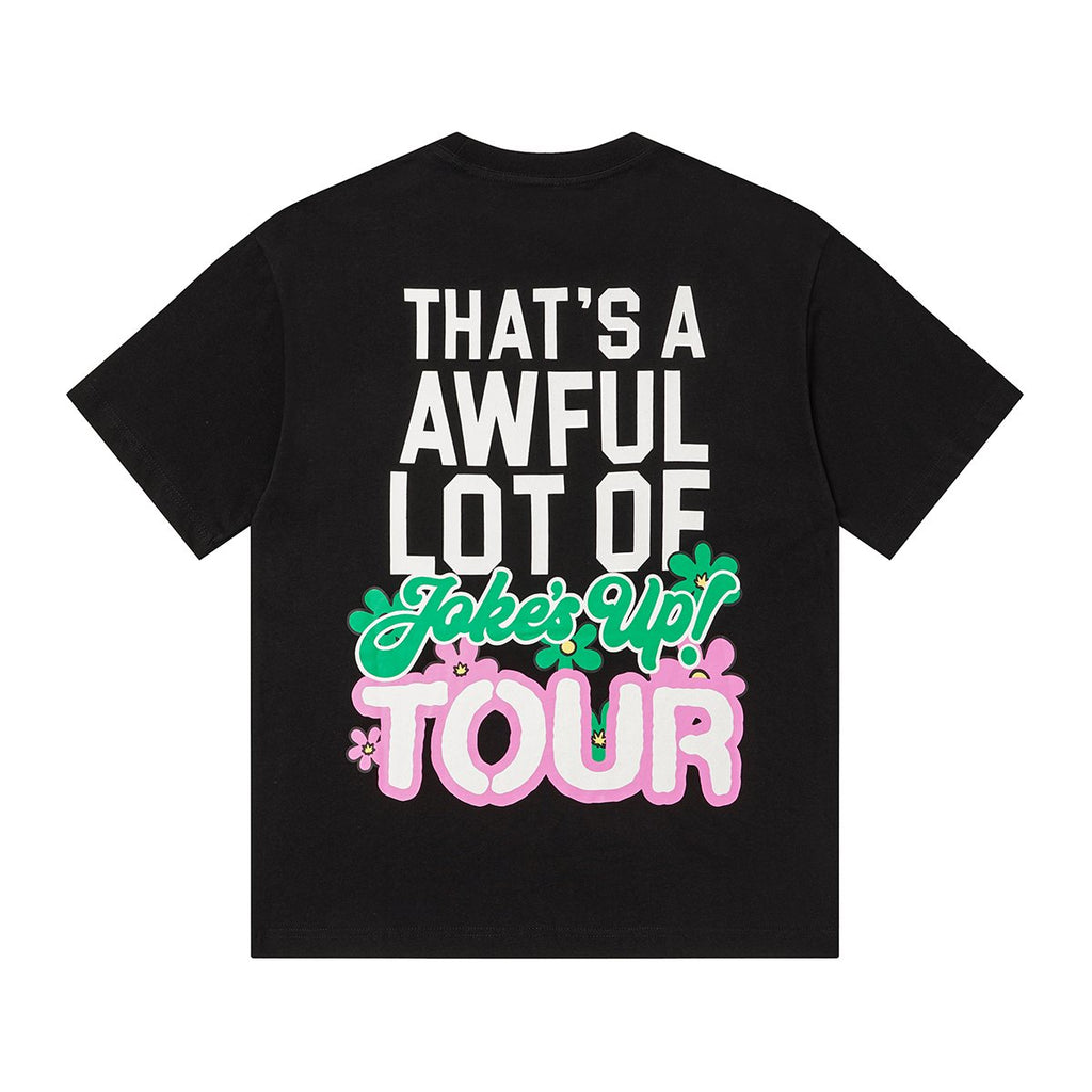 THAT'S A AWFUL LOT OF COUGH SYRUP Floral Tour Graphic T-Shirt