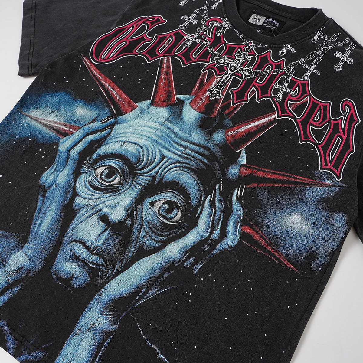 Godspeed Alien Human Graphic Short-Sleeve T-Shirt