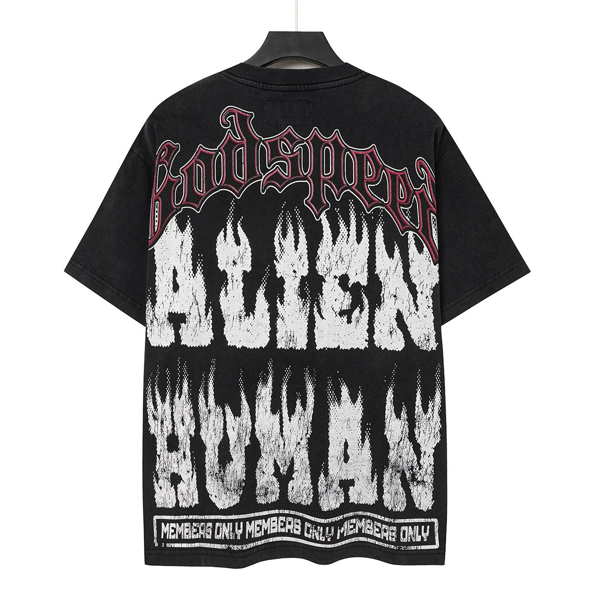 Godspeed Alien Human Graphic Short-Sleeve T-Shirt