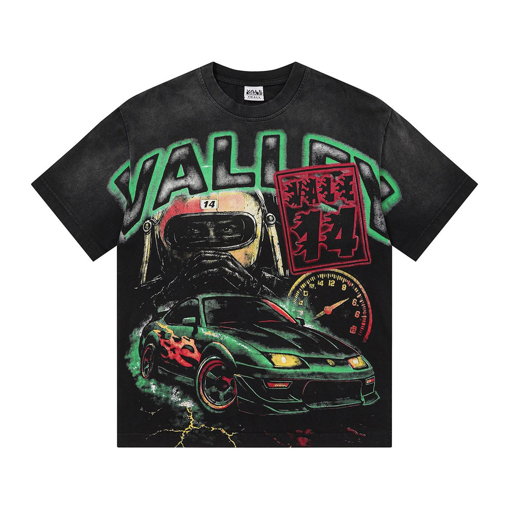 VALLEY 14 Racing Car Graphic T-Shirt