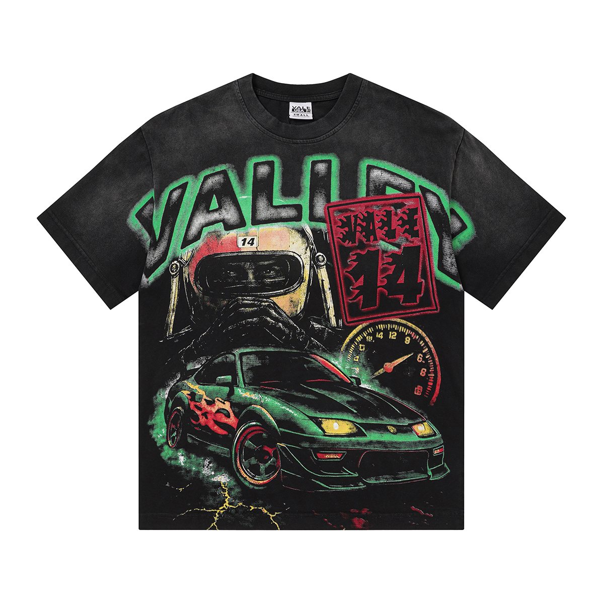 VALLEY 14 Racing Car Graphic T-Shirt