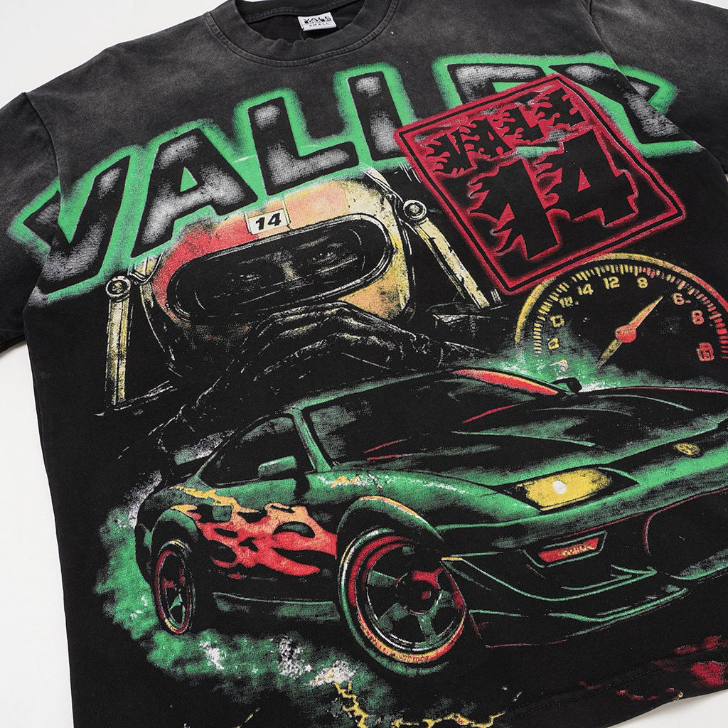 VALLEY 14 Racing Car Graphic T-Shirt