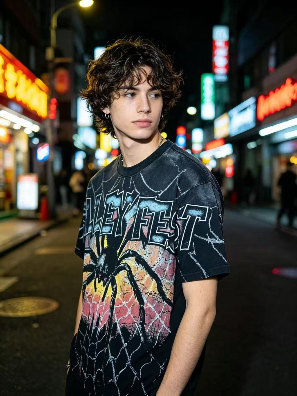 VALLEY Fest Spider Web Graphic T-Shirt