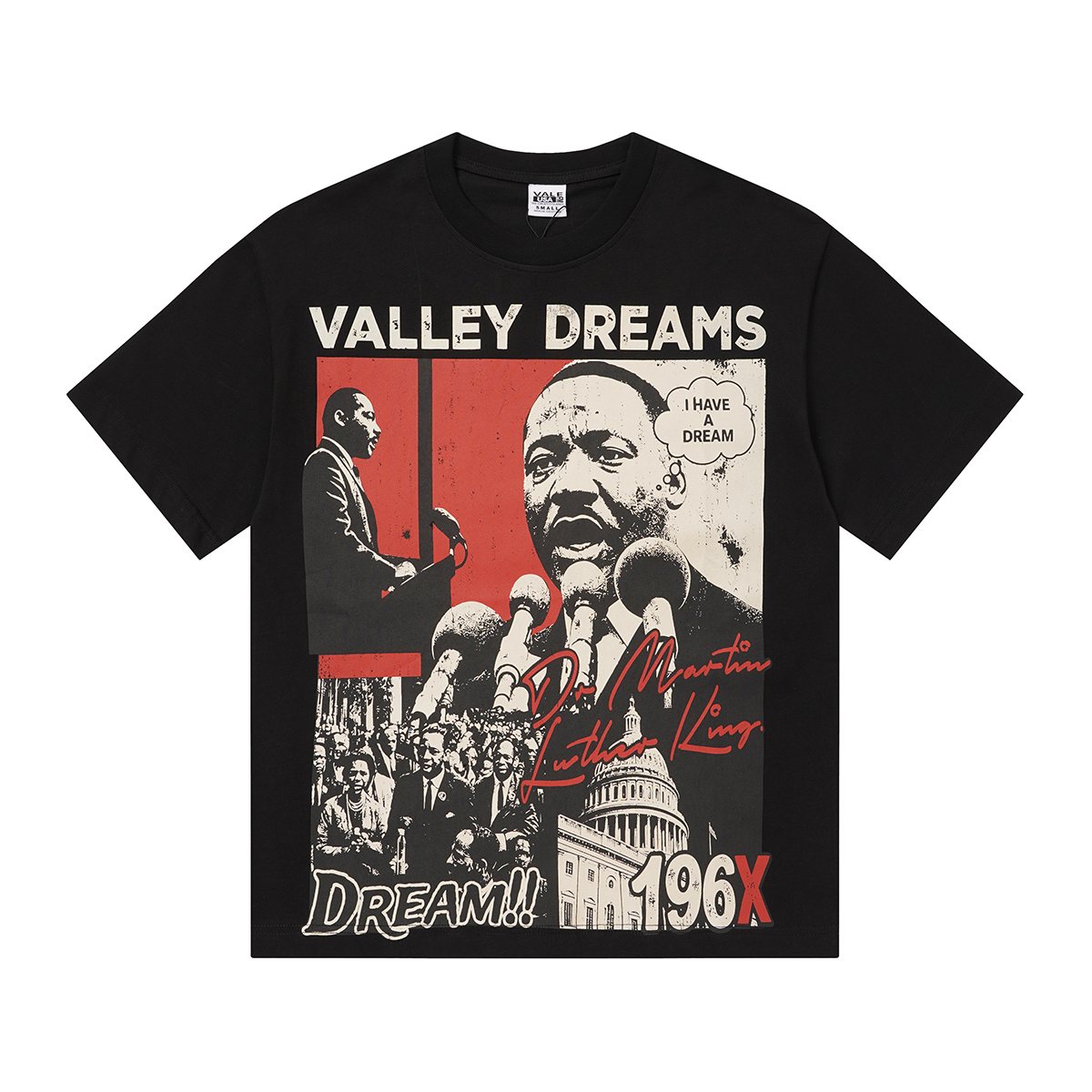 VALLEY I Have a Dream 1963 Graphic T-Shirt - Black